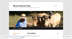 Desktop Screenshot of metdehollandseslag.com