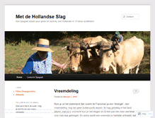 Tablet Screenshot of metdehollandseslag.com
